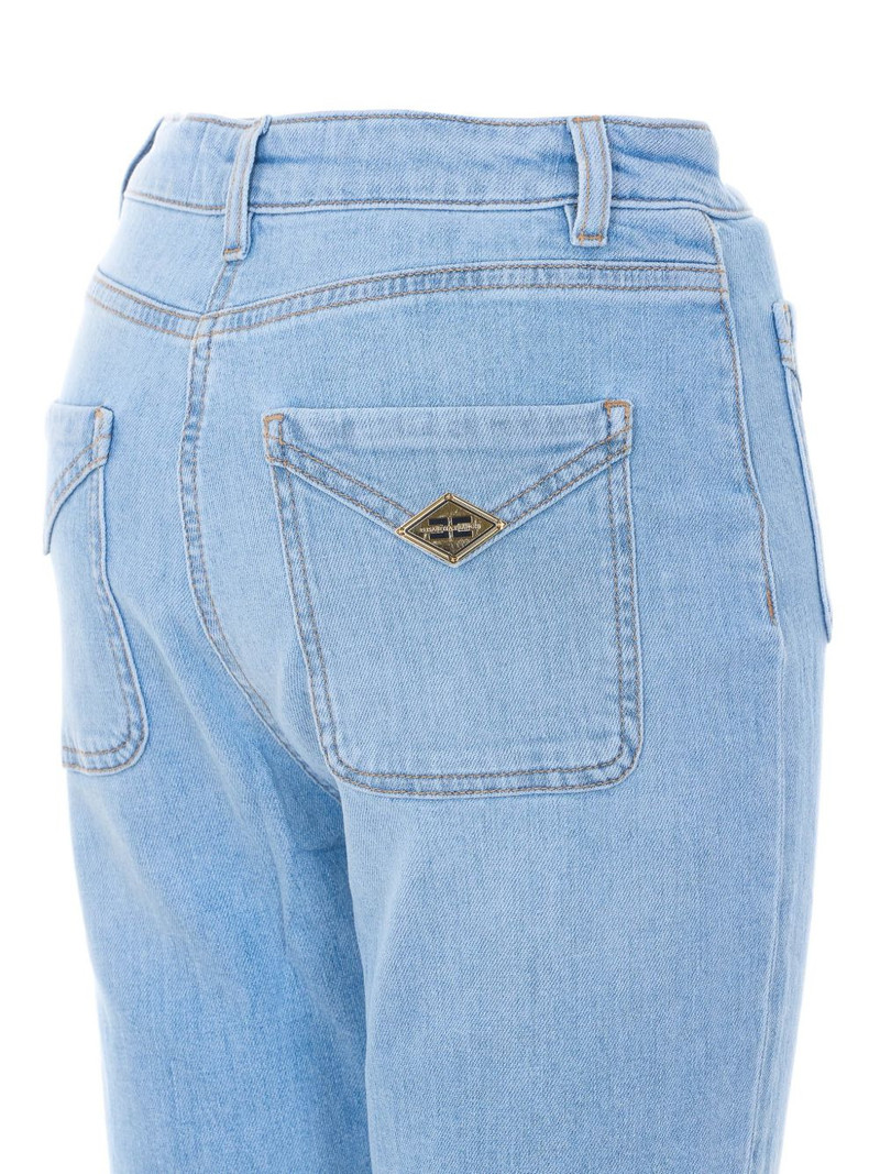 pocket flared denim 4