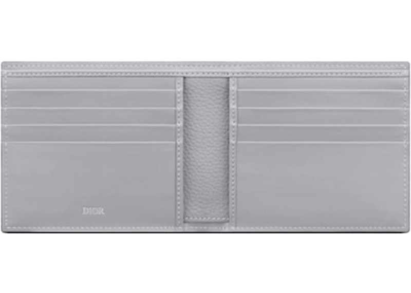 Dior Dior by Birkenstock Christian Dior 1947 Signature (8 Card Slot) Wallet Dior Gray outlook