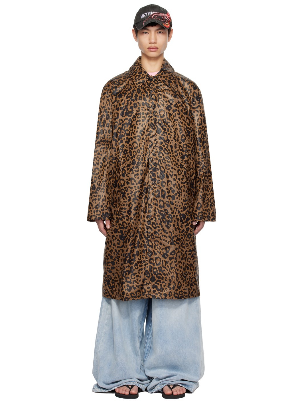 Tan Leopard Coat - 1