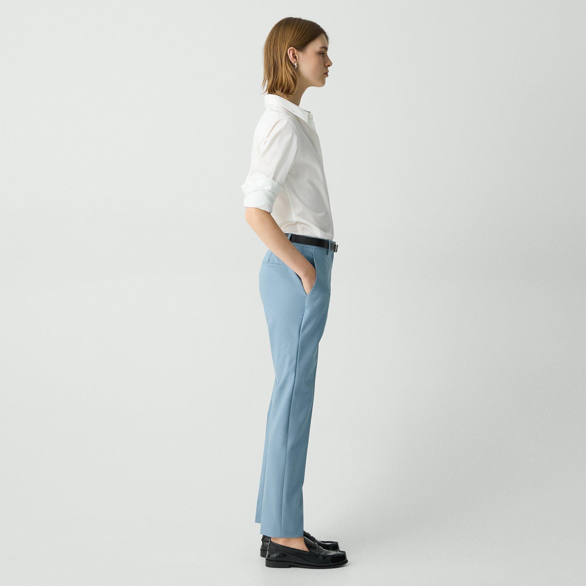 Treeca Full Length Pant in Good Wool - 3