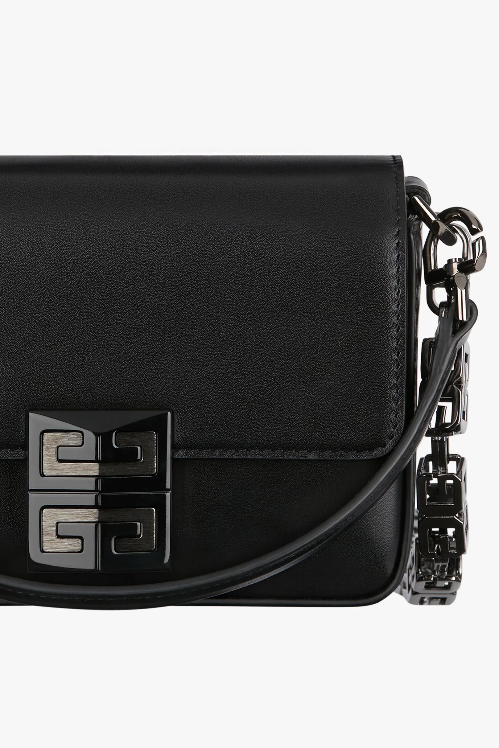 SMALL 4G BAG IN BOX LEATHER WITH CHAIN - 7