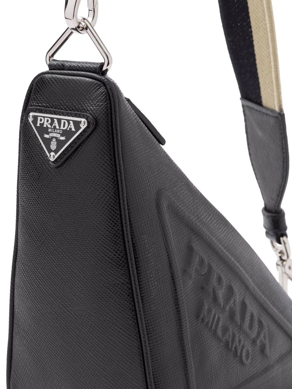 Saffiano leather Triangle bag - 4