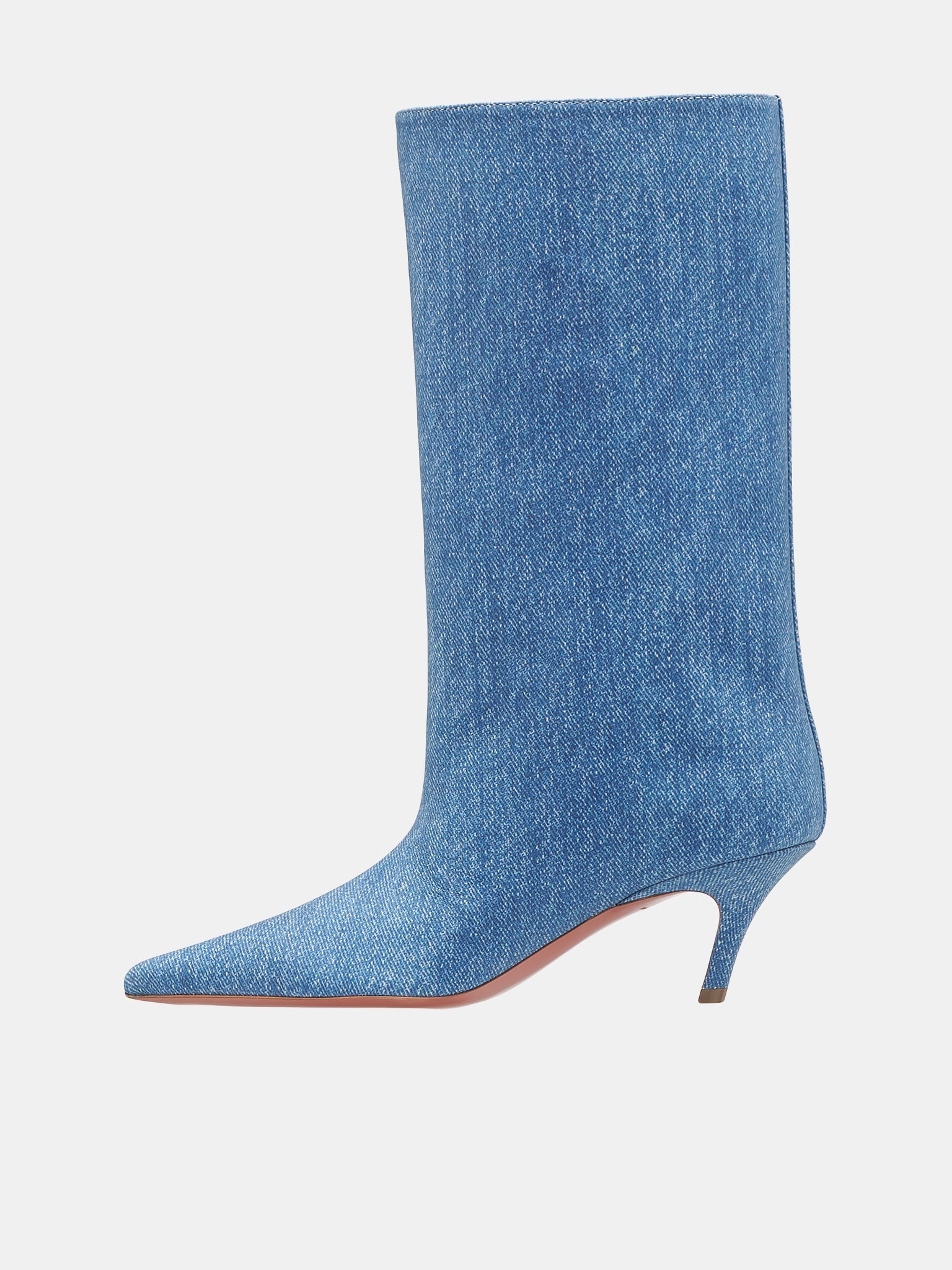 Fiona Denim Printed Suede Boots - 3