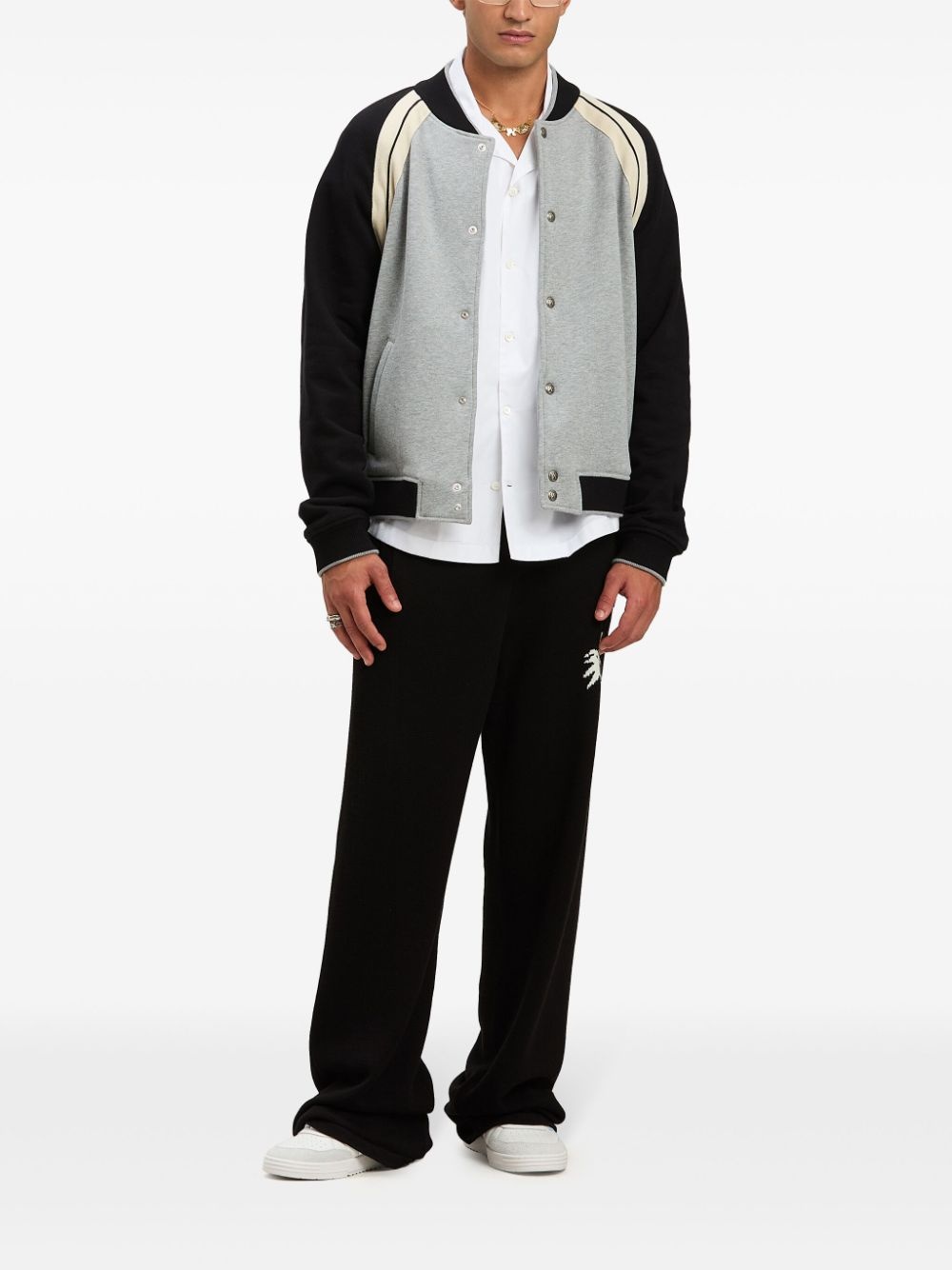 curved-logo classic shirt - 2