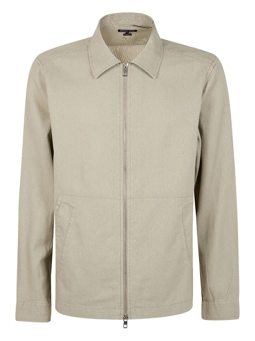zip-up shirt jacket - 1