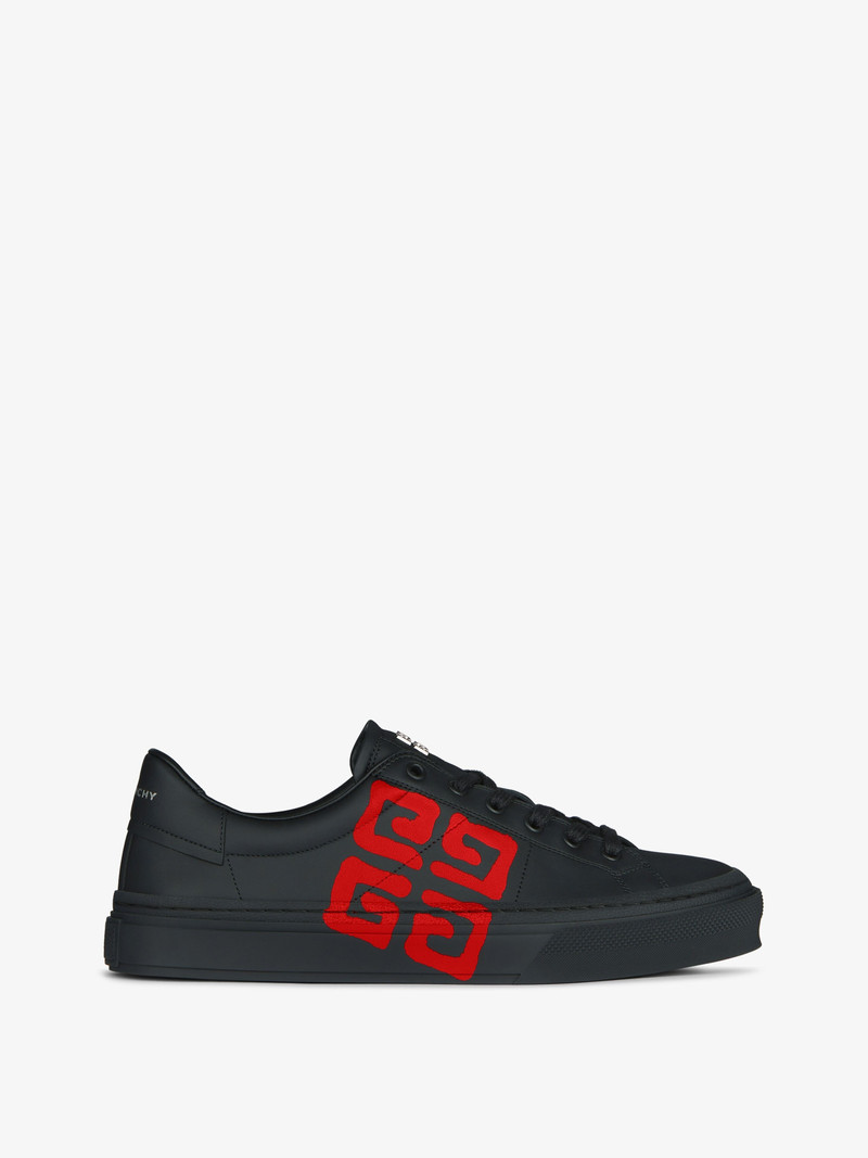 4G SPRAY PRINT를 가진 도시 항구 SNEAKERS - 1