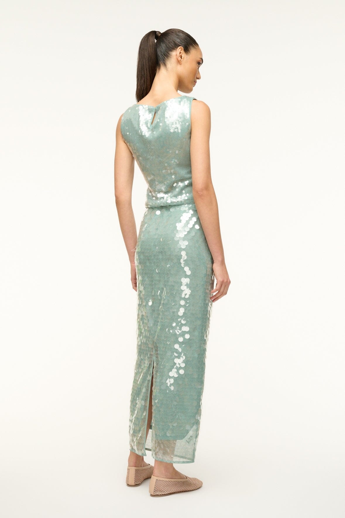 STAUD CASEY SKIRT MIST - 4