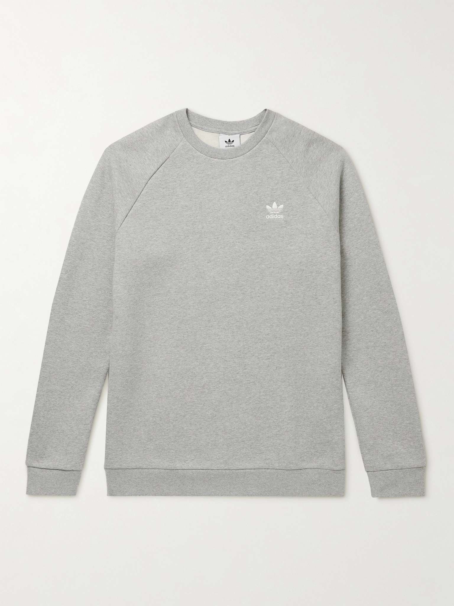 Logo-Embroidered Cotton-Blend Jersey Sweatshirt - 1