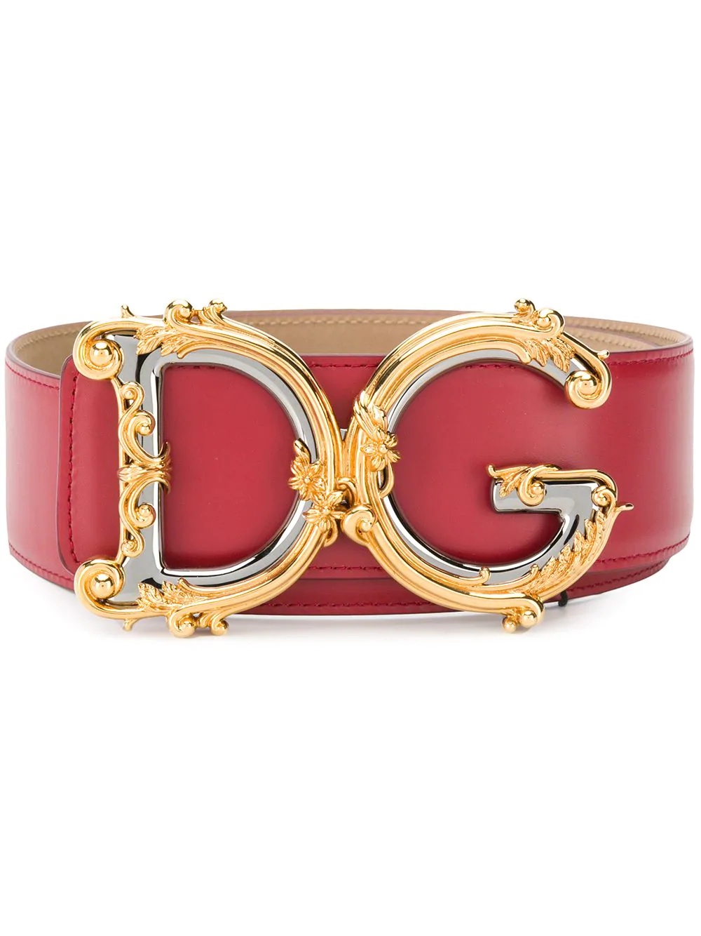 embellished DG buckle belt - 1