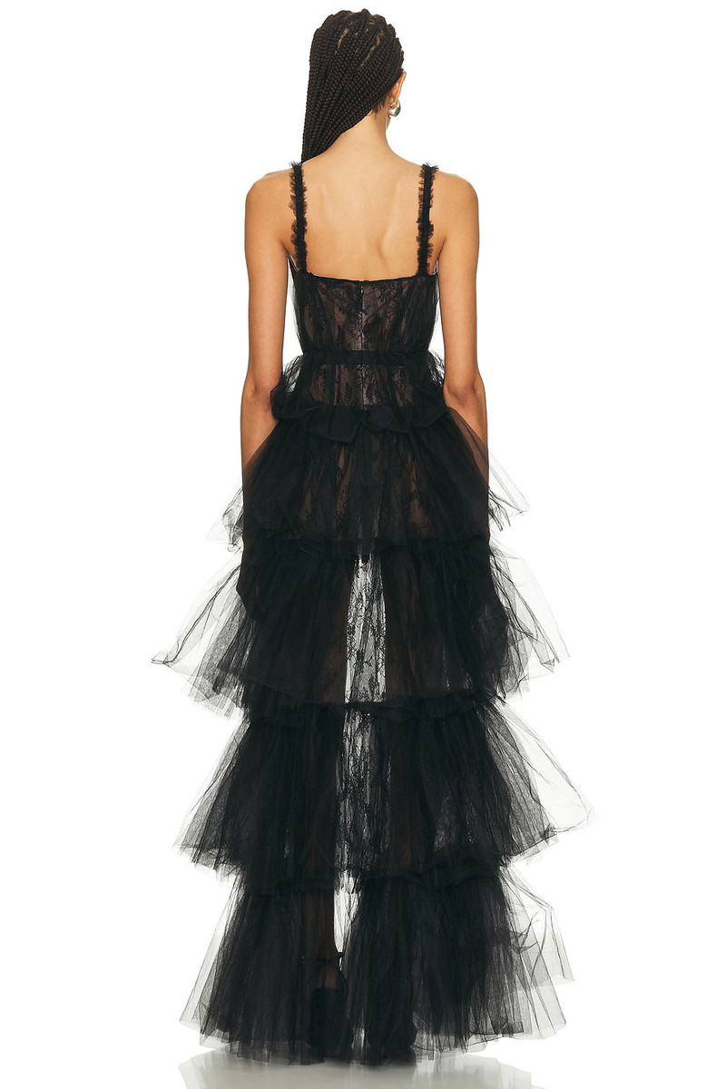 AKNVAS Alphild Bustier Tiered Gown outlook