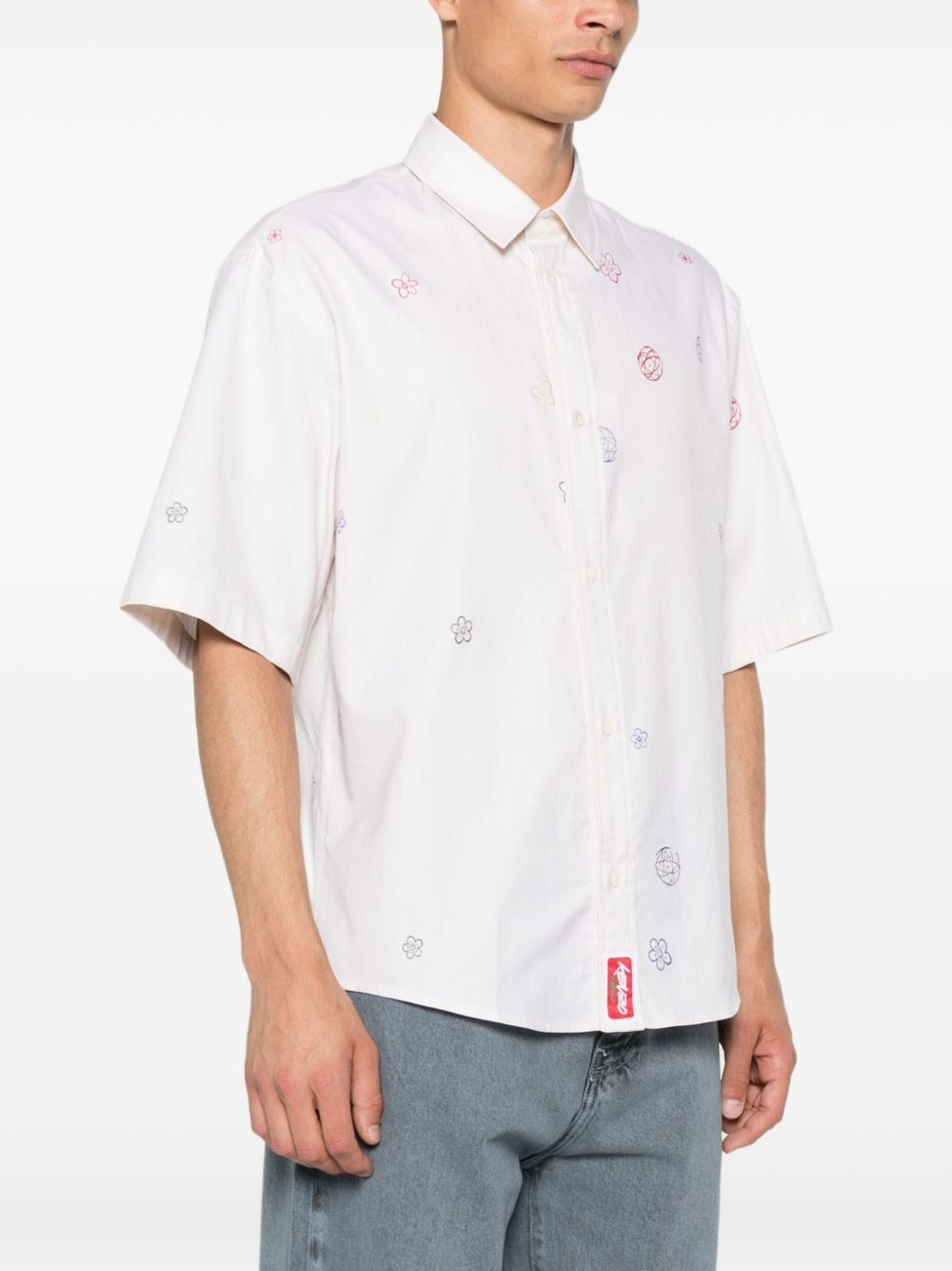 x Futura 2000 embroidered short-sleeve shirt - 3