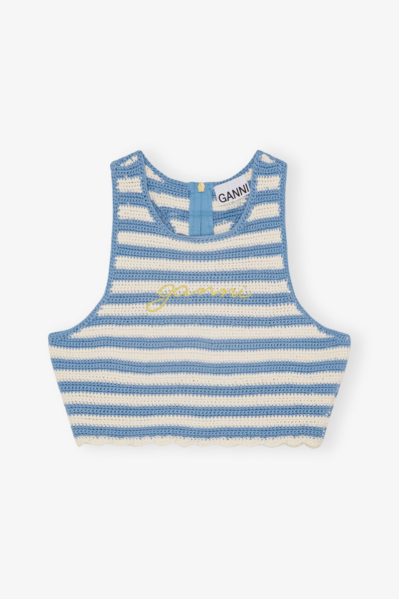 CROCHET RACERBACK TOP - 1