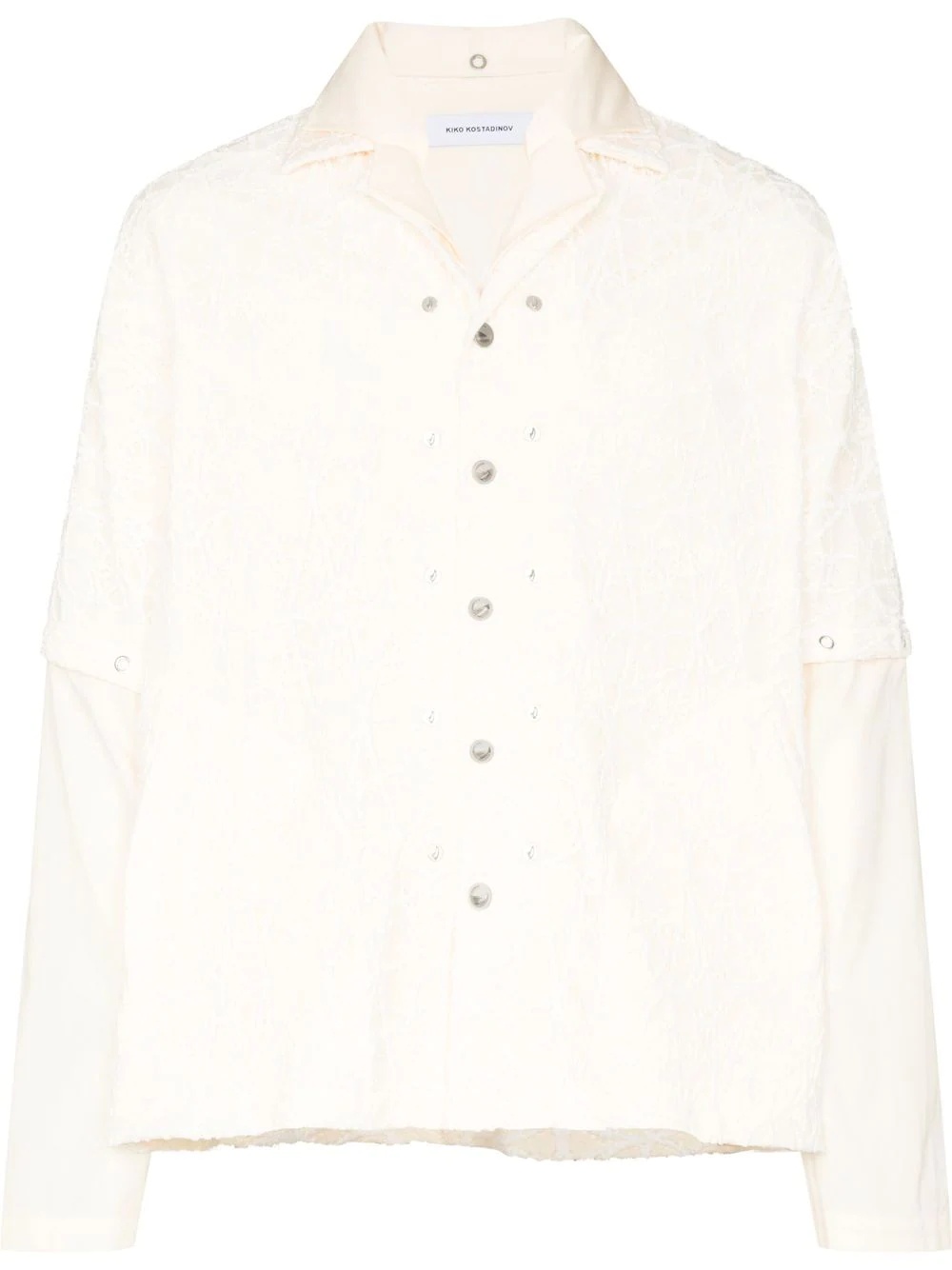 Kiko Kostadinov Torino panelled shirt | REVERSIBLE