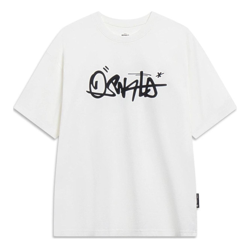 Li-Ning x Disney Graphic T-shirt 'White Black' AHST313-4 - 1