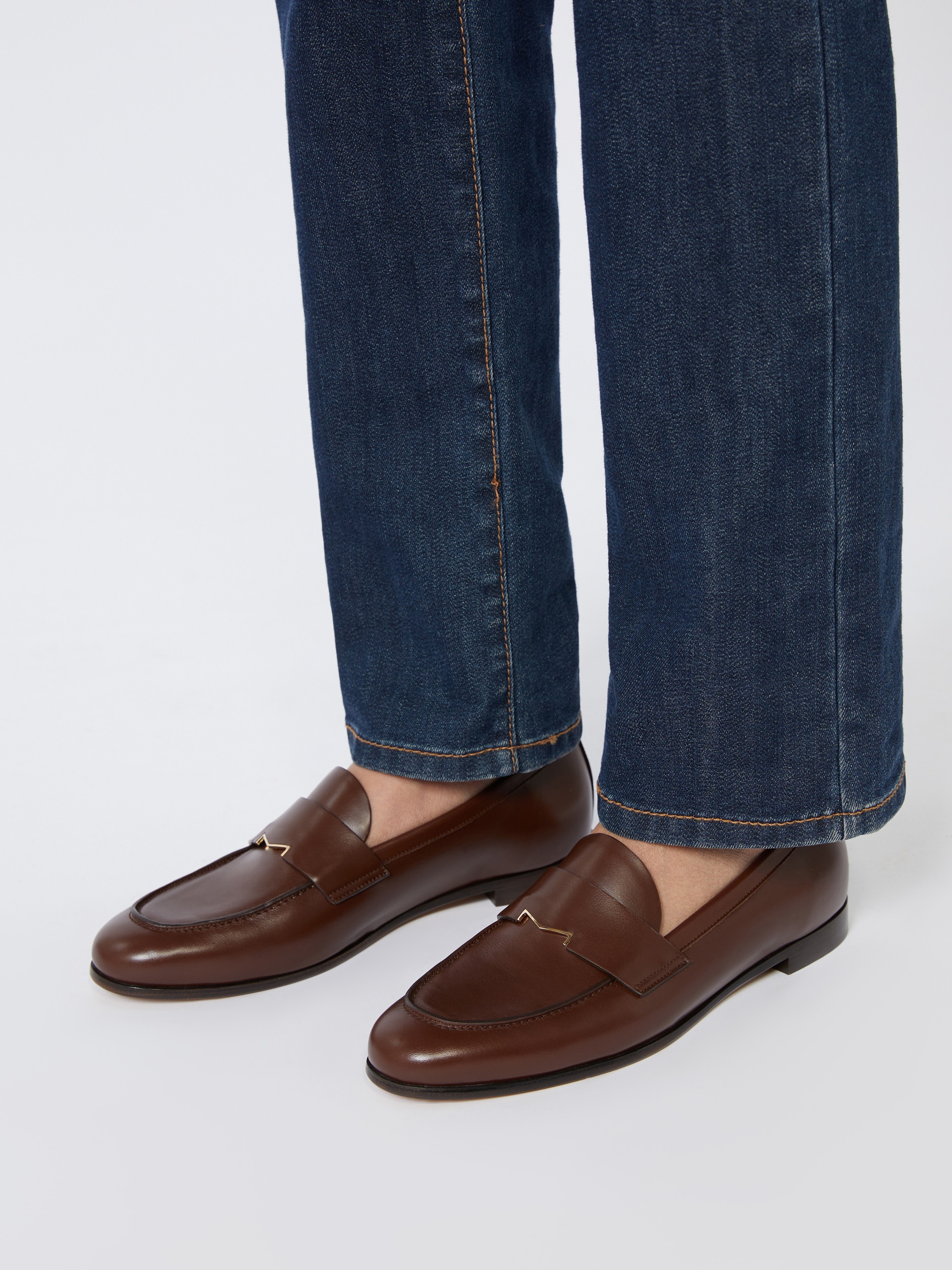 REGENTMOC Semi-glossy leather moccasins - 6
