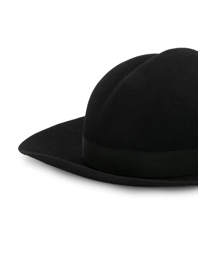 Yohji Yamamoto blocking cloche wool hat outlook