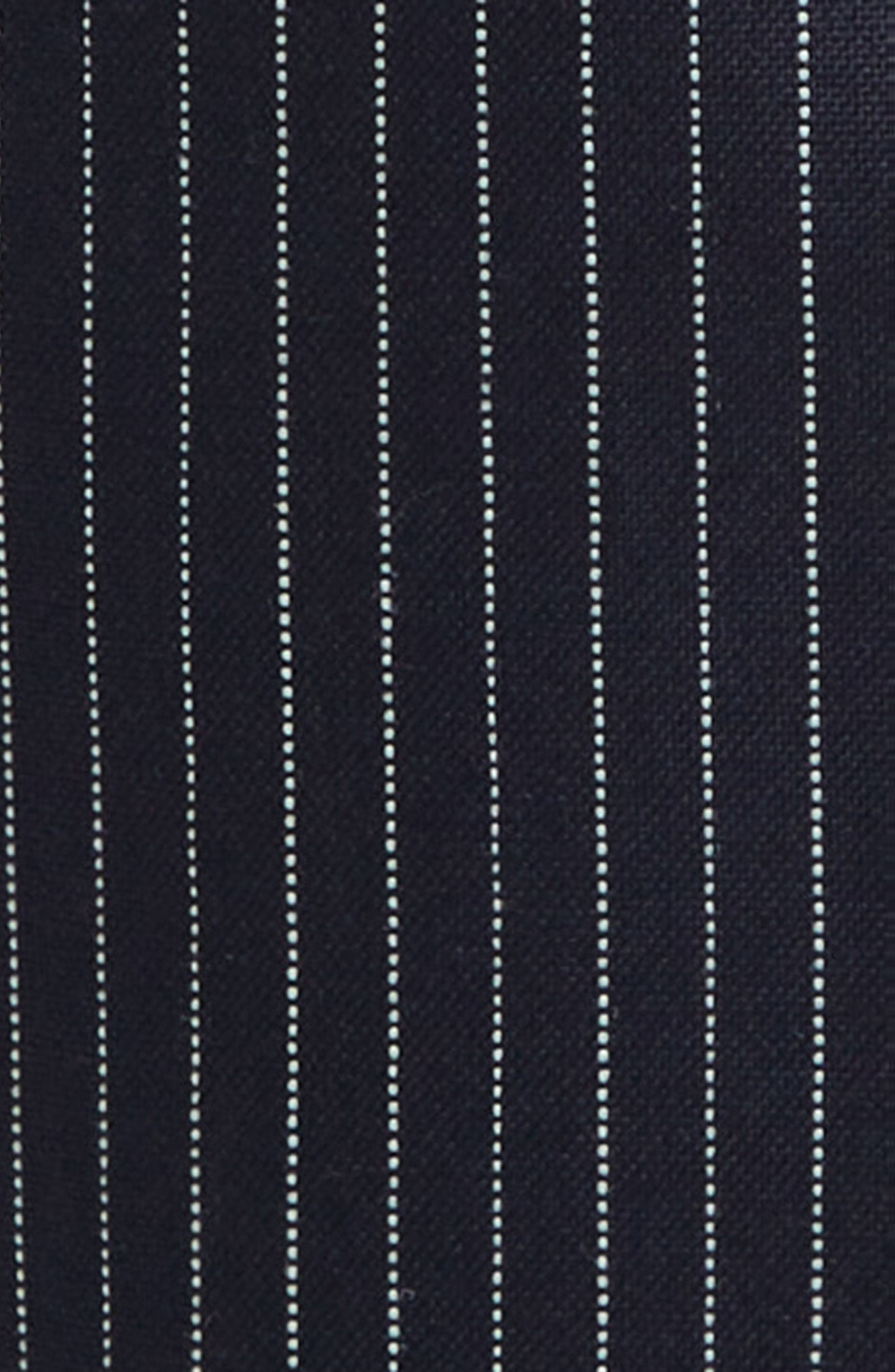 Thom Browne Fit 1 Pinstripe Wool Backstrap Virgin Wool Blend Pants in Navy at Nordstrom - 7