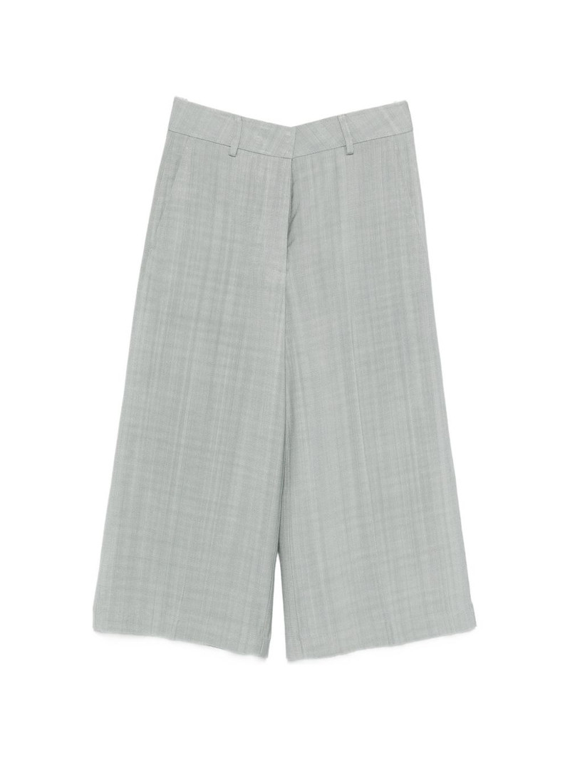 wide-leg cropped trousers 1
