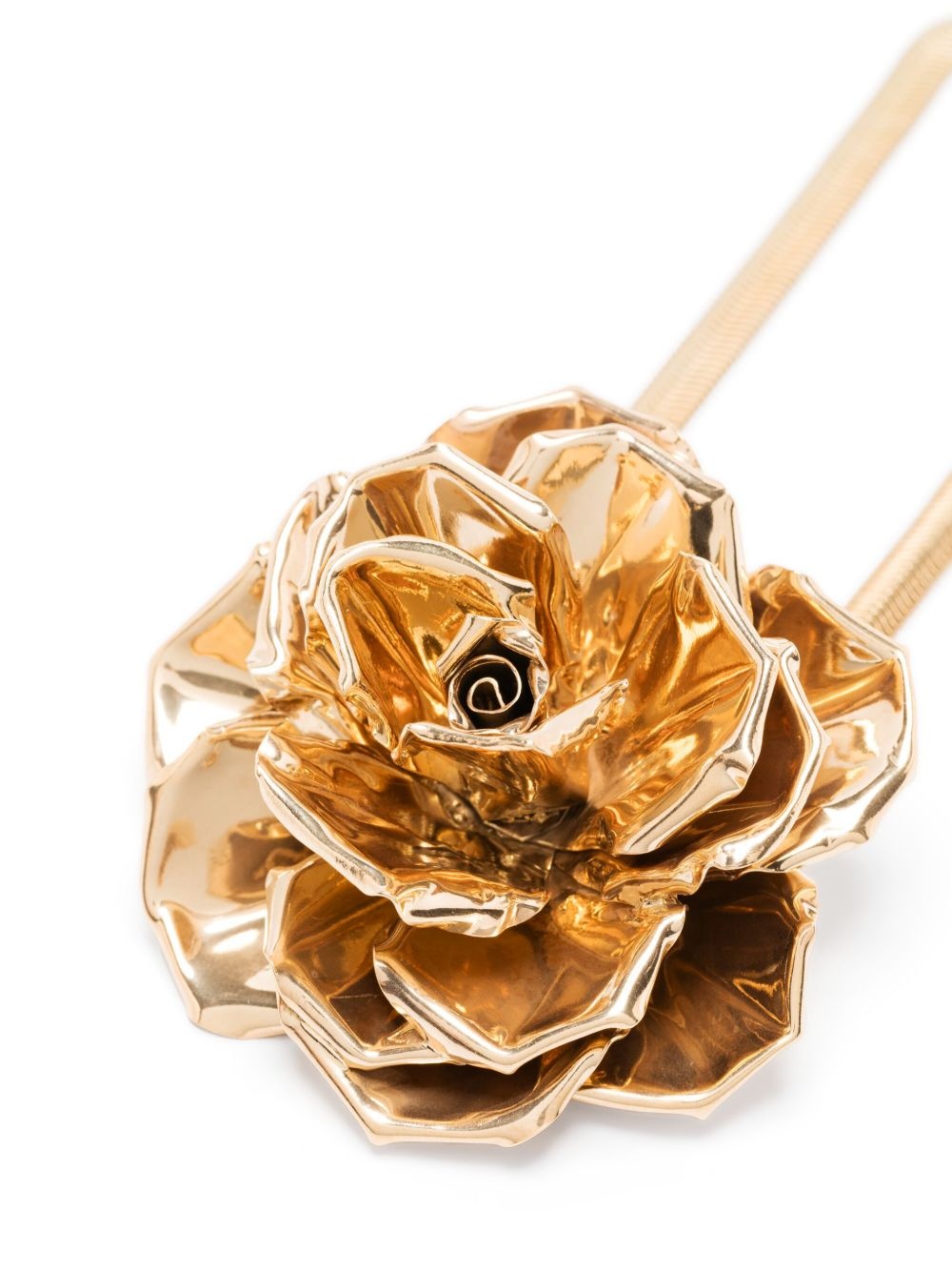 sculptural rose choker - 3