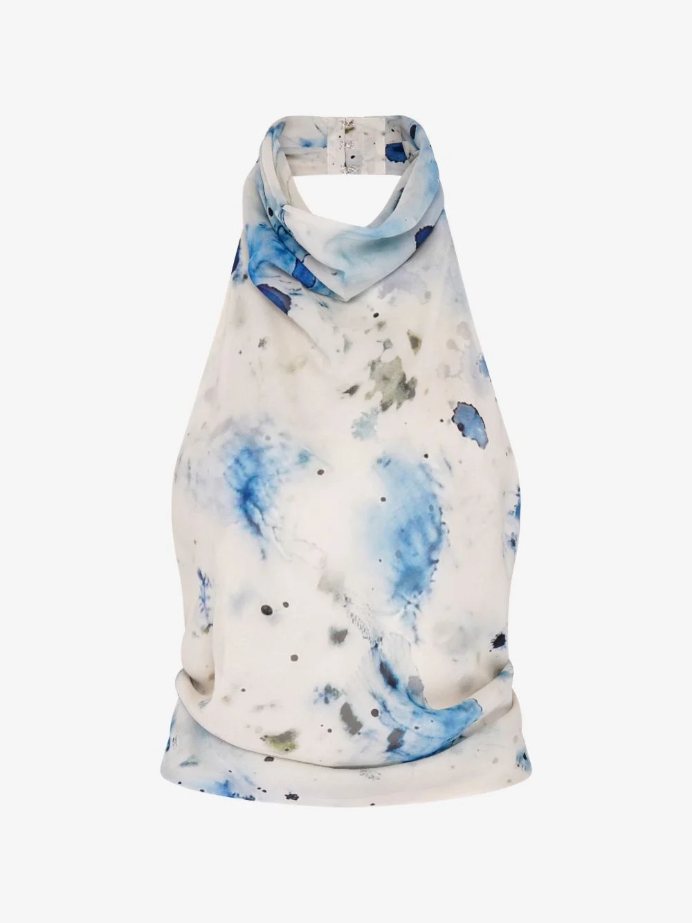 high-neck wrap top - 1