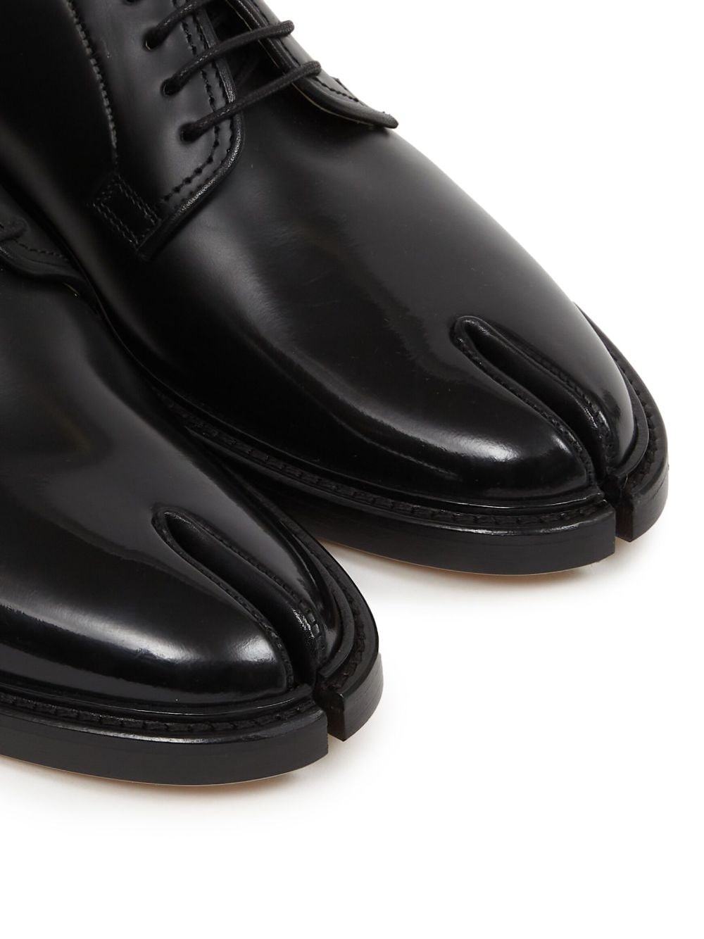 Tabi leather lace-up shoes - 5