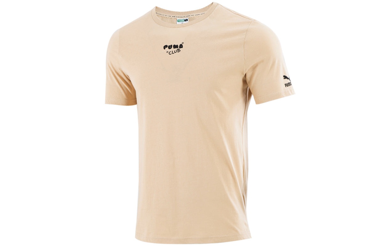 PUMA Club Graphic T-Shirt 'Beige' 533197-20 - 1