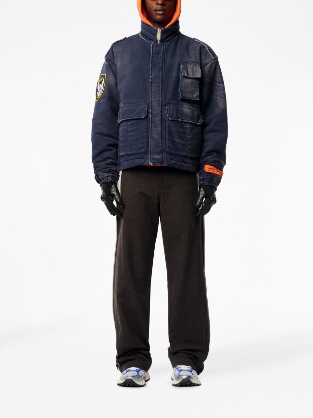 mid-rise straight-leg trousers - 2