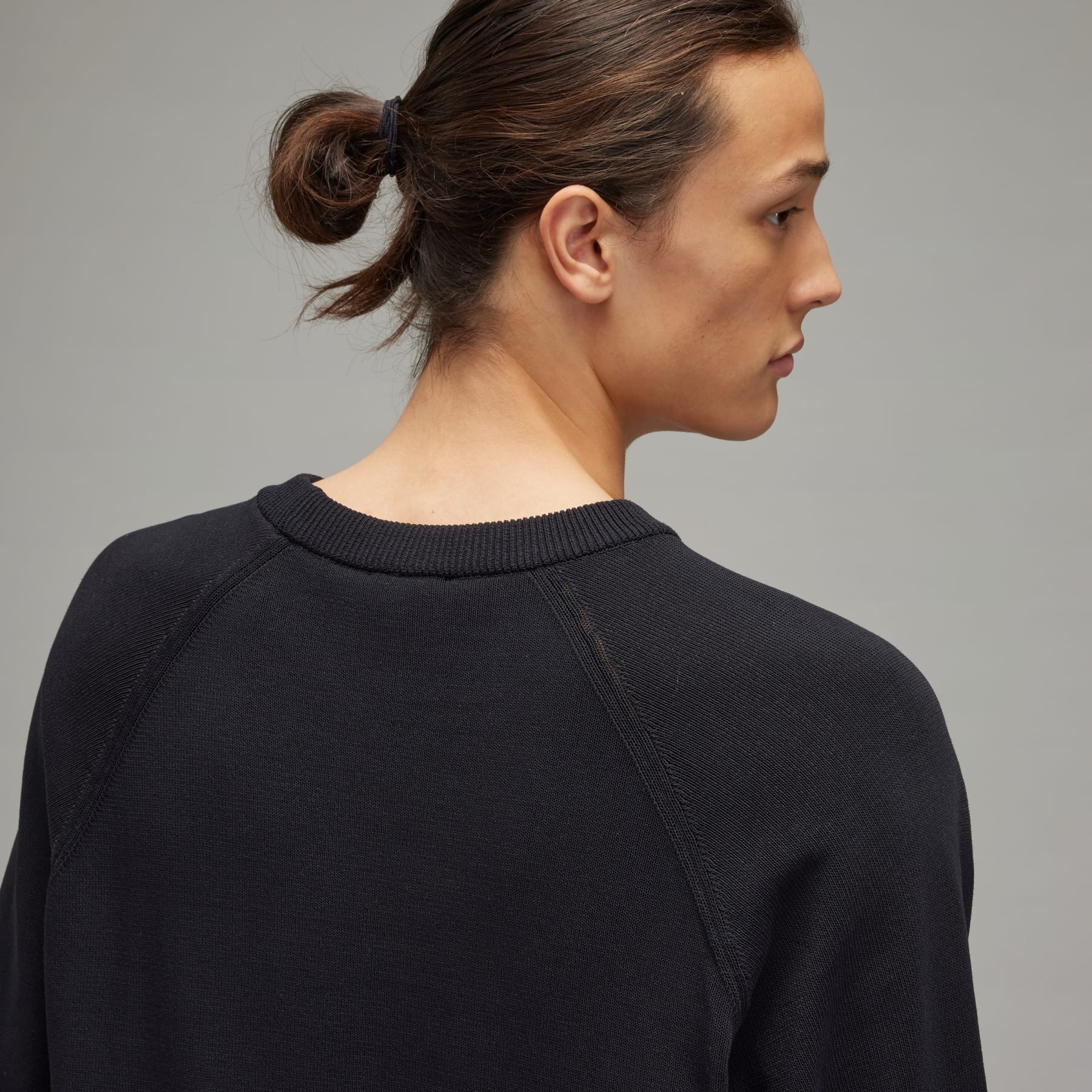 Y-3 Logo Knit Crew Sweatshirt - 8