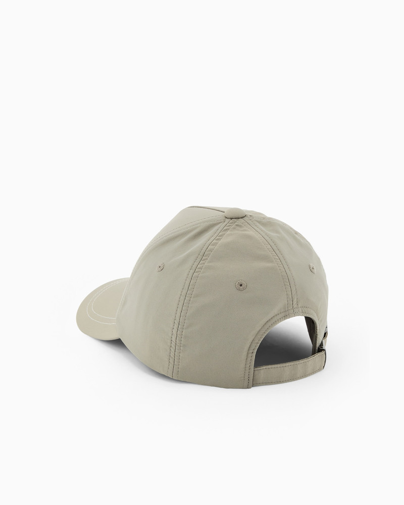 EMPORIO ARMANI NYLON AND SILK BLEND BASEBALL CAP outlook