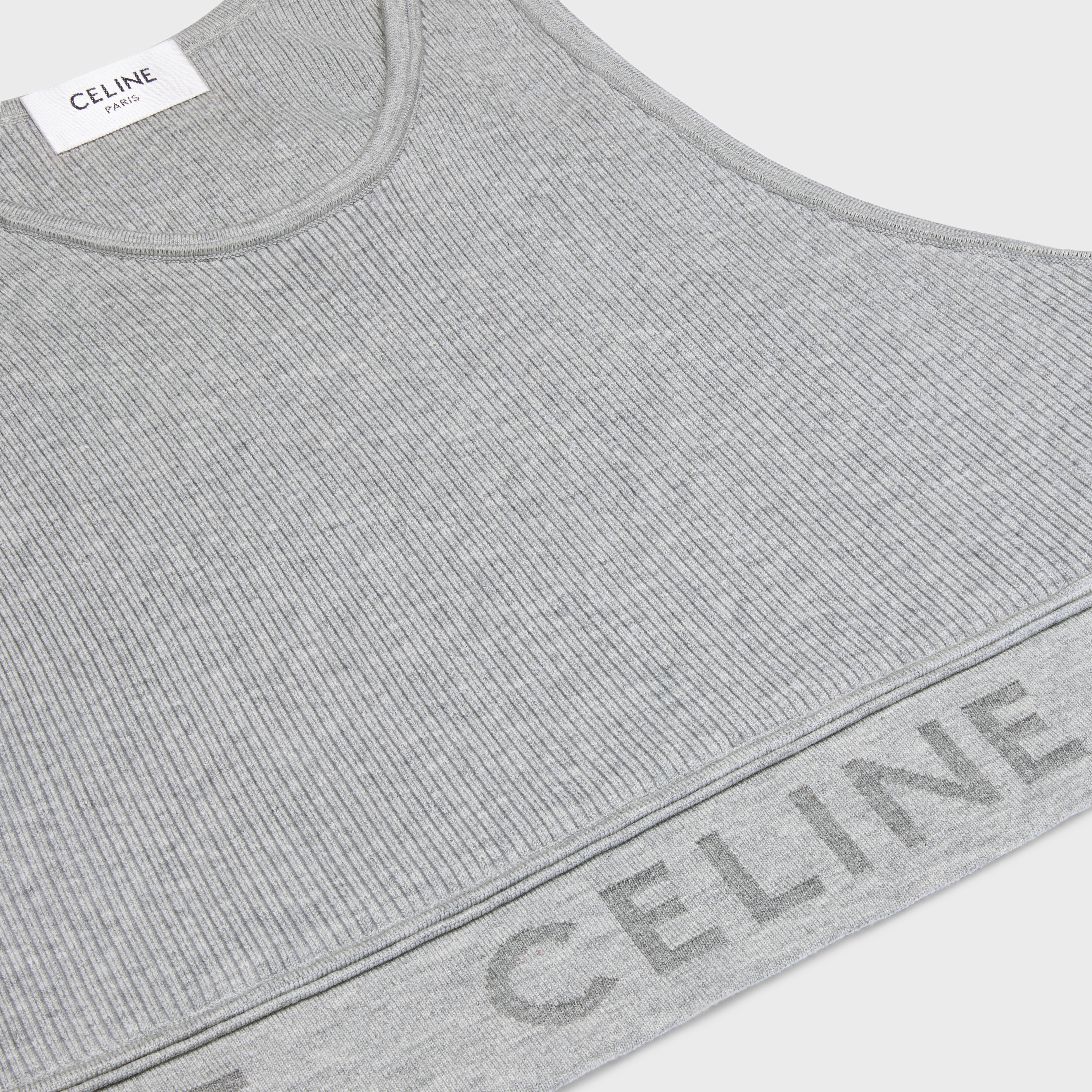 CELINE SPORTS BRA IN ATHLETIC KNIT - 3