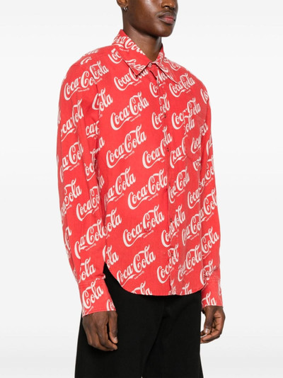 ERL x Coca-Cola print shirt outlook