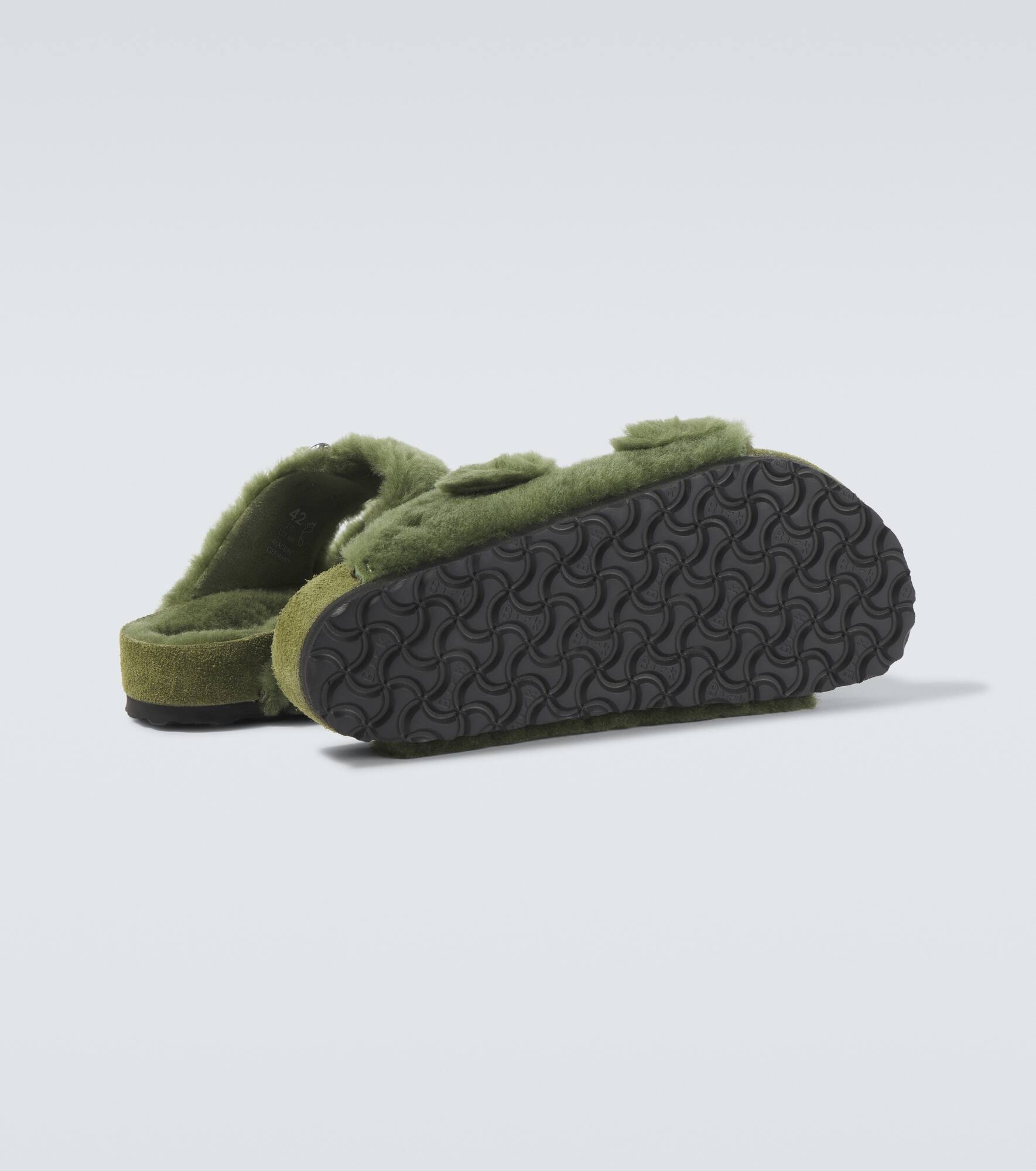 Arizona 1774 shearling-lined suede sandals - 7