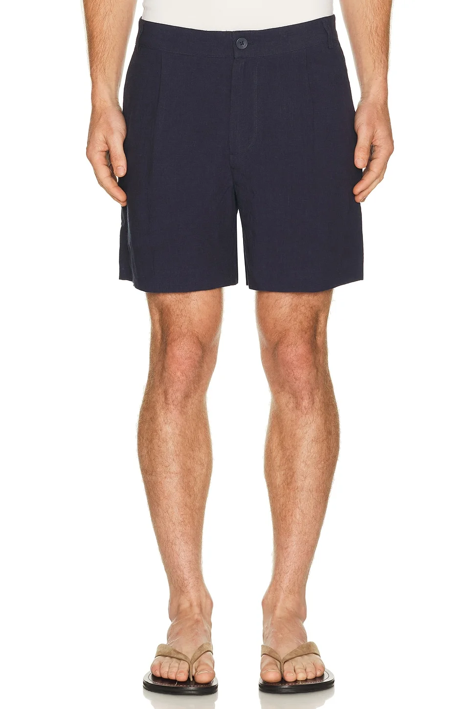 Pleated Tailored Shorts - 1