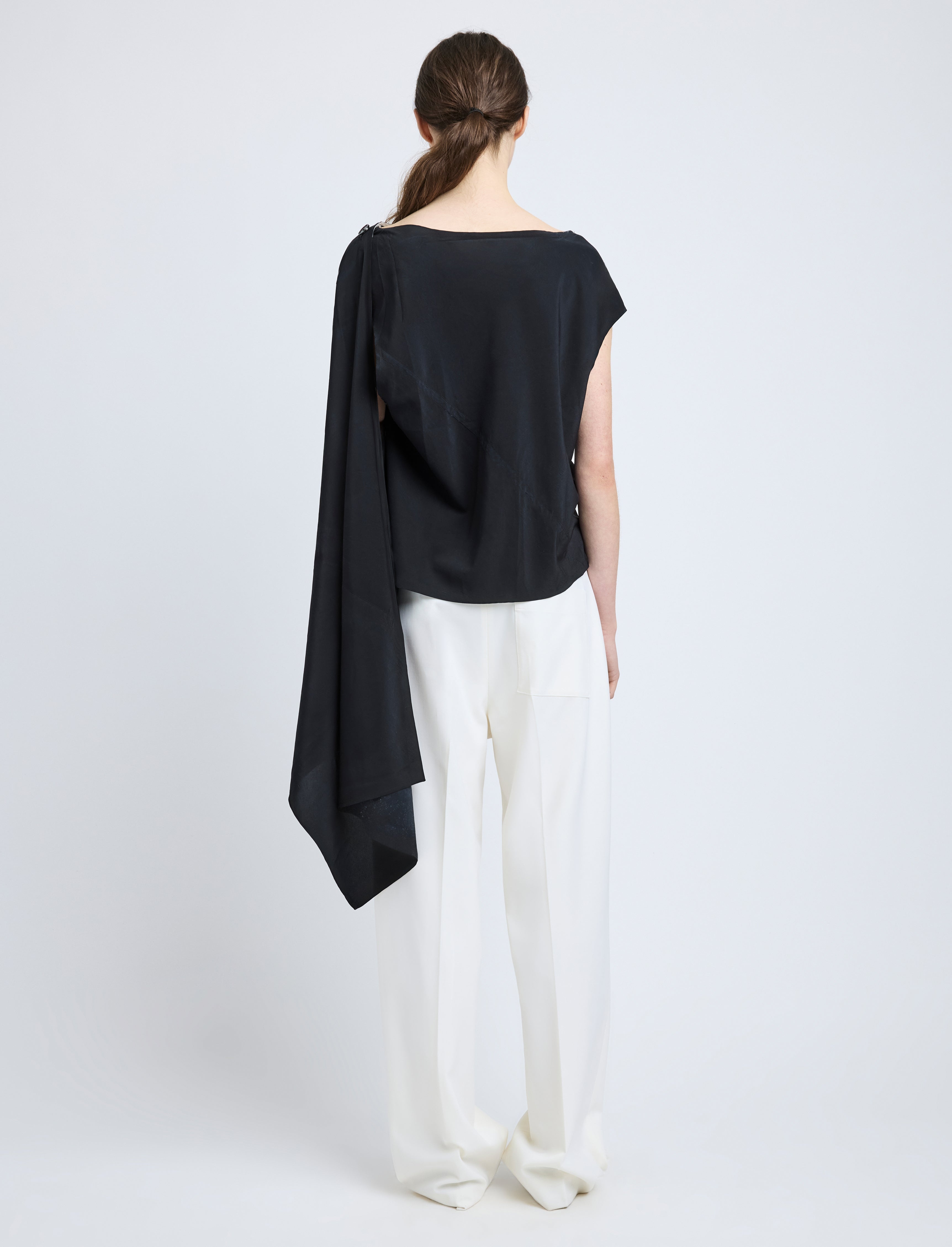 Ondine Top in Stretch Silk Viscose - 5
