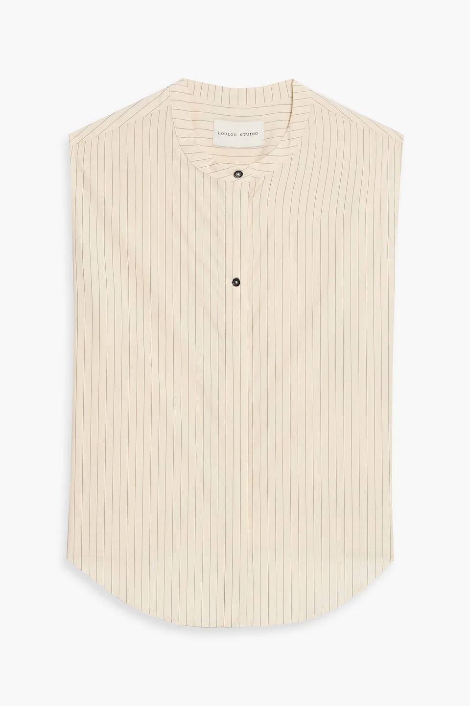 Hale striped cotton-poplin top - 1