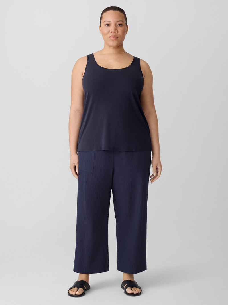 Organic Cotton Pucker Straight Pant 6