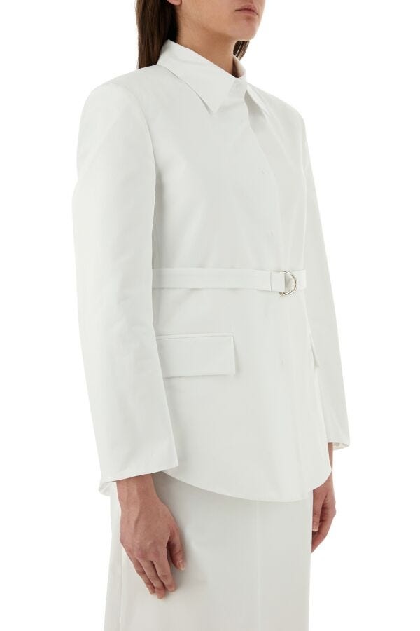 【送料&関税込】Valentino White Poplin Overcoat Valentino White poplin overcoat | gebnegozionline | REVERSIBLE