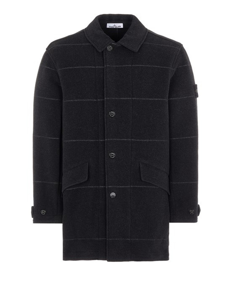 Stone Island 70753 PANNO MILITARE + RIGHE REFLECTIVE STEEL GRAY