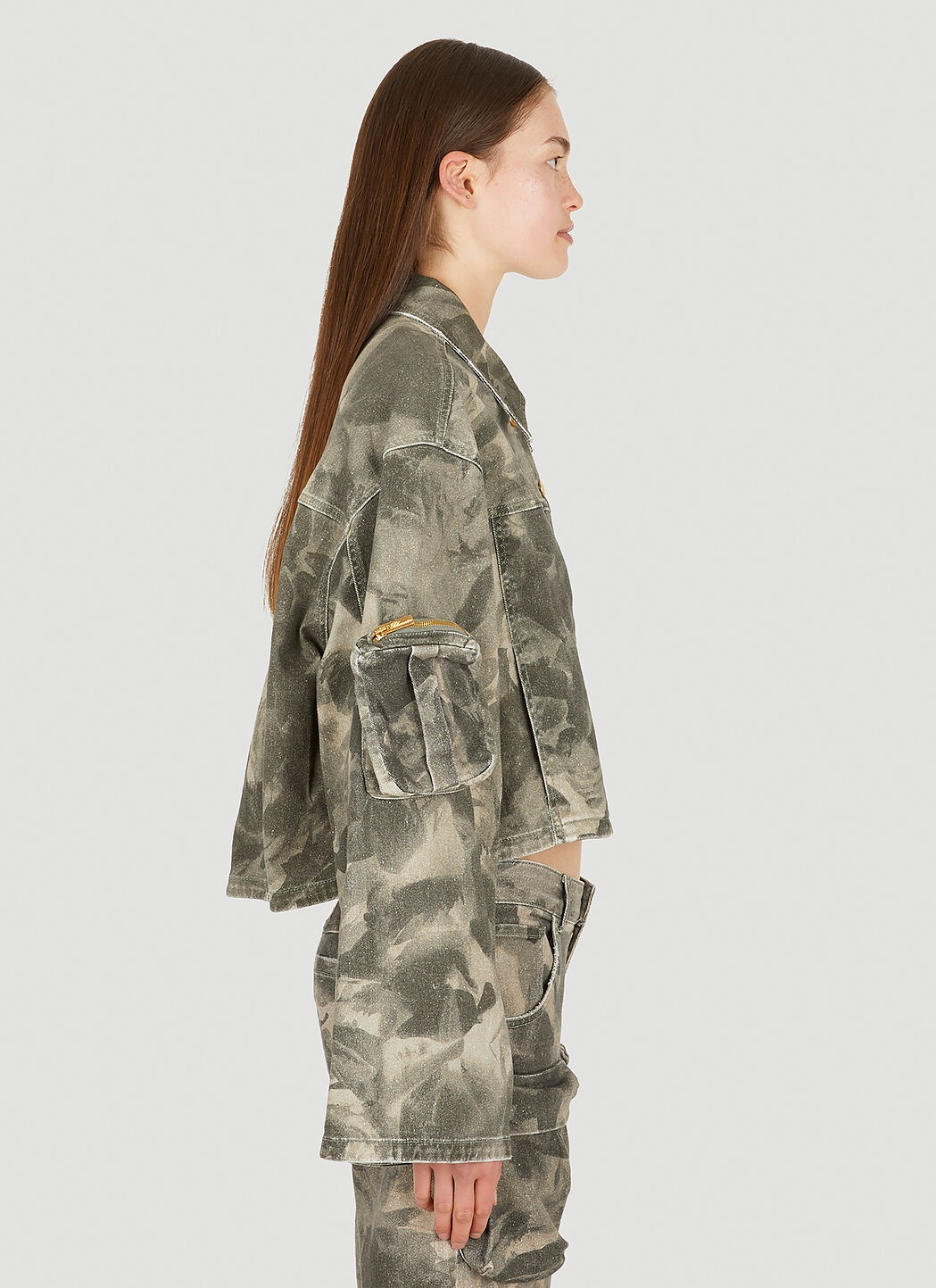 Camouflage Cargo Jacket - 3