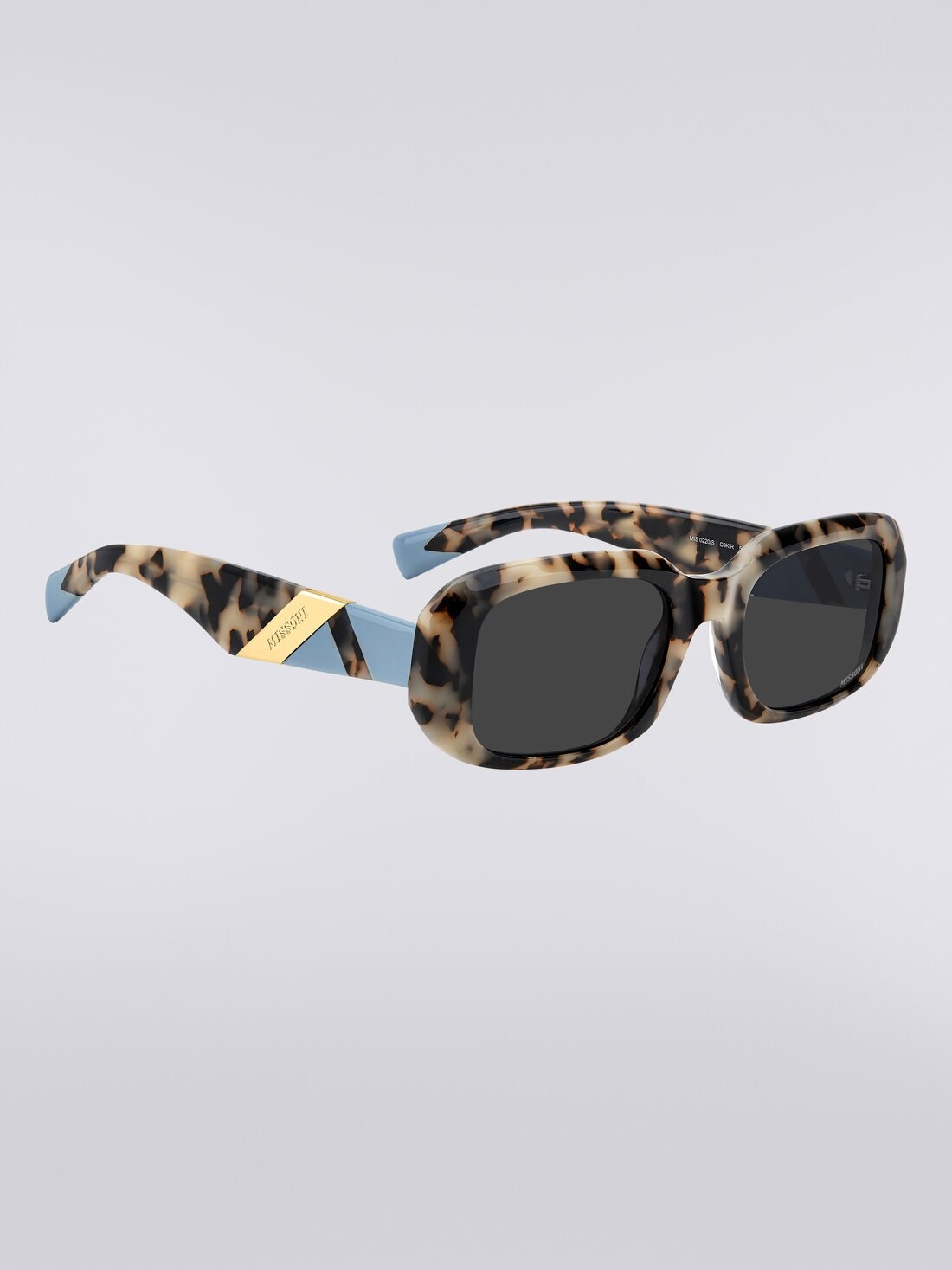 Rectangular acetate sunglasses - 3