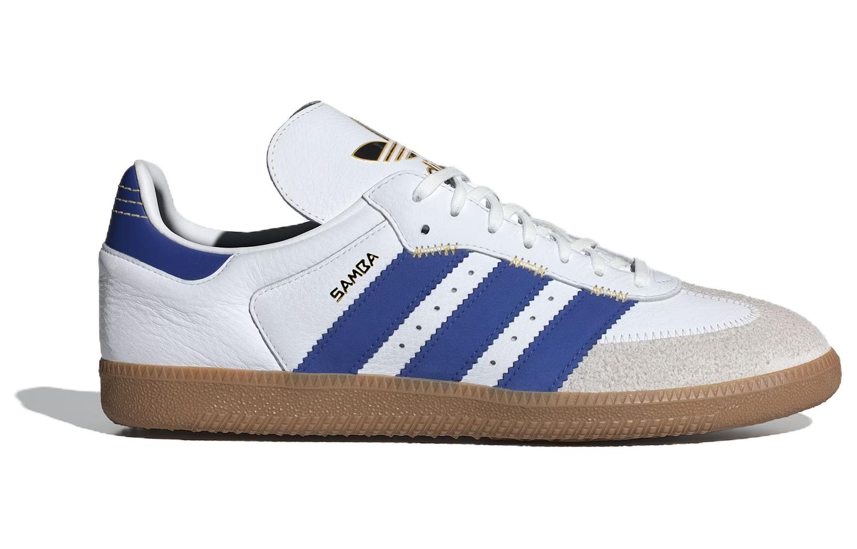 adidas Samba OG 'Oversized Logo White Semi Lucid Blue' IF1813 - 2