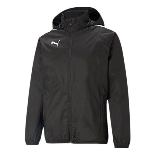 PUMA Team Liga All Weather Jacket Logo 'Black' 657245-03 - 1