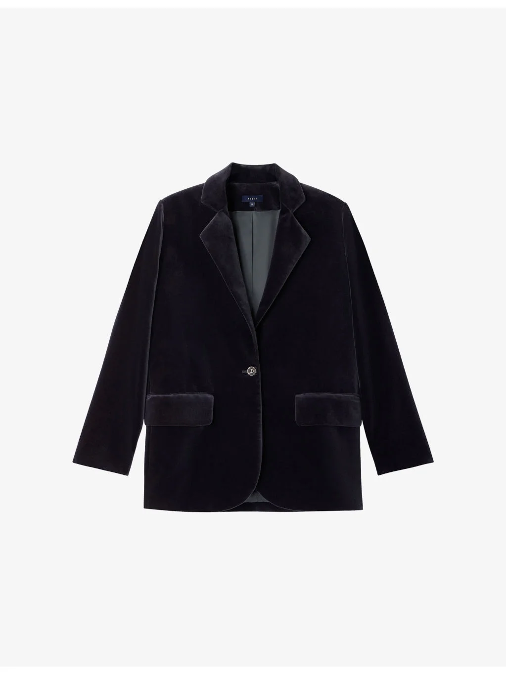 Sevres Single-Breasted Velvet Jacket - 1