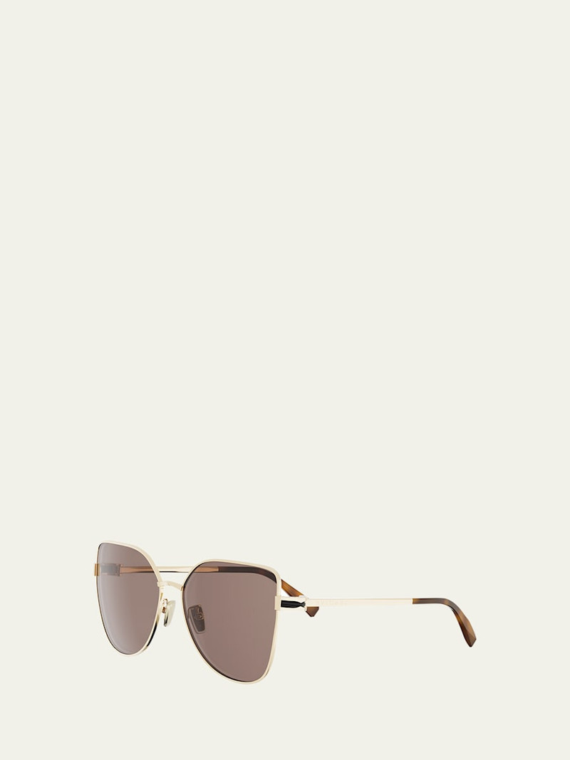 BVLGARI B.zero1 Metal Square Sunglasses outlook