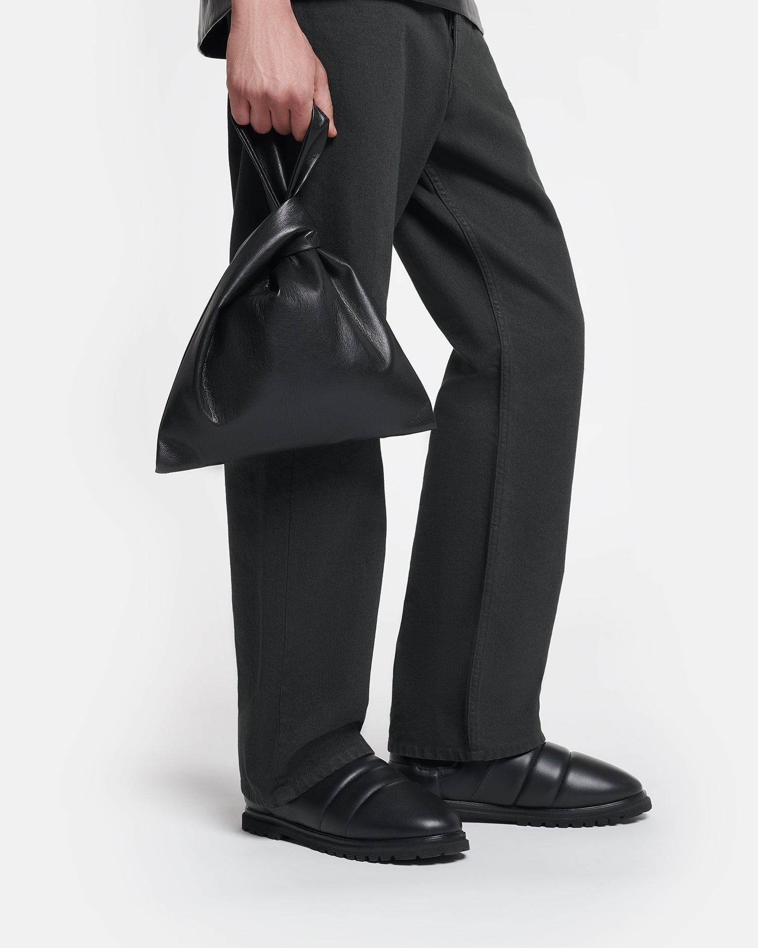 JEN - OKOBOR™ alt-leather clutch bag - Black - 8