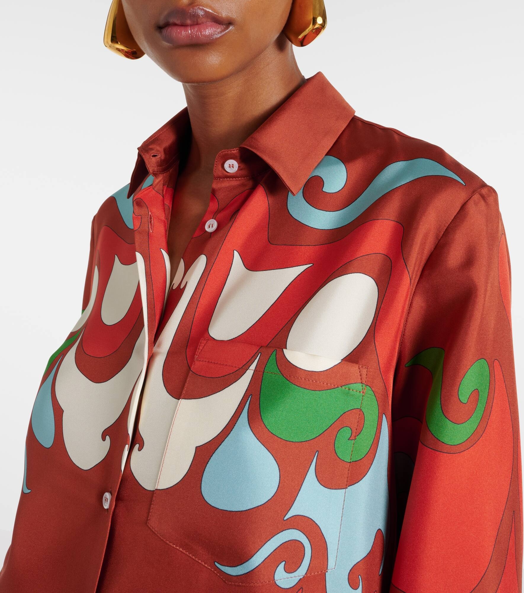 Boy silk twill shirt - 4