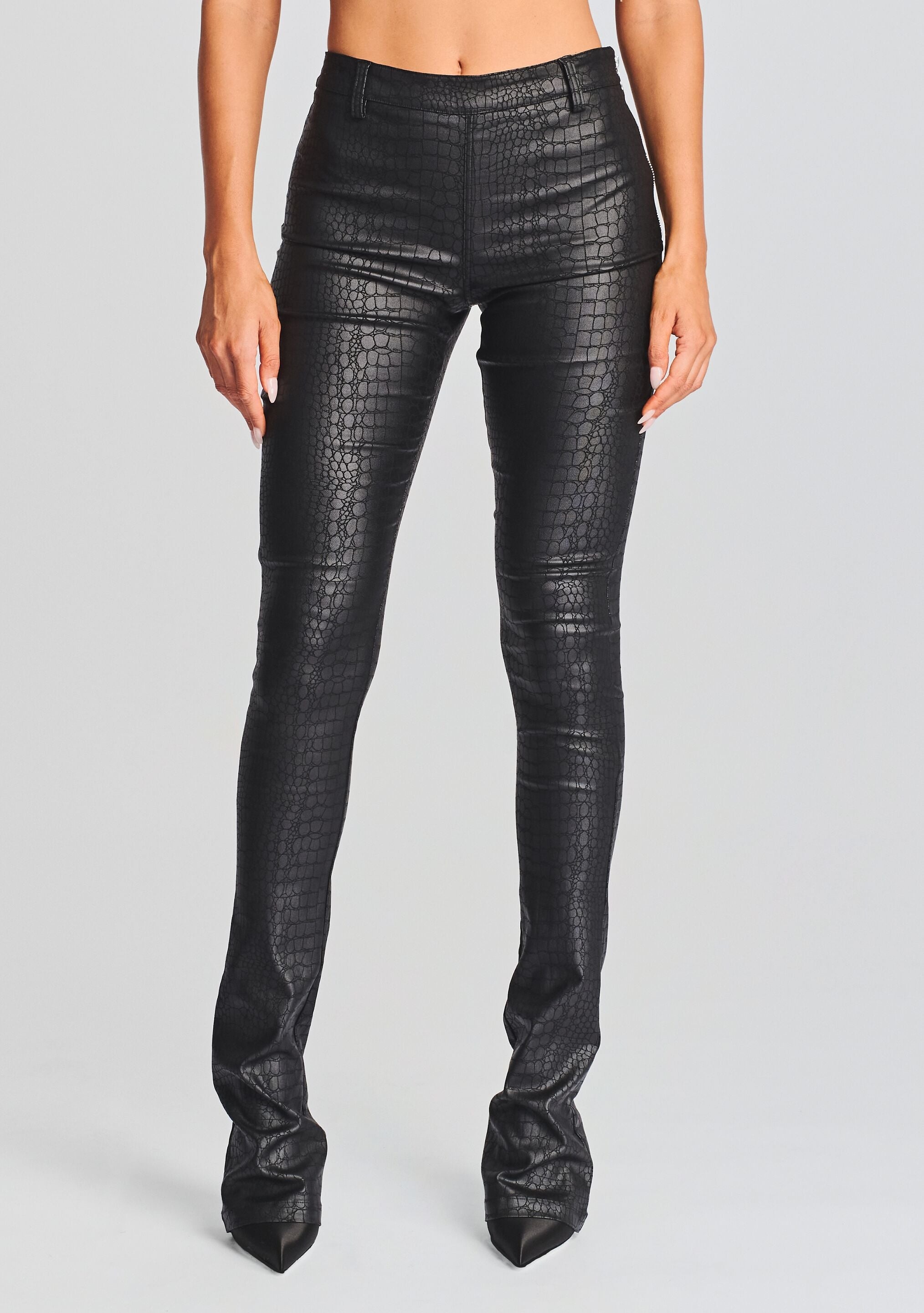 DANICA COATED DENIM PANT - 1
