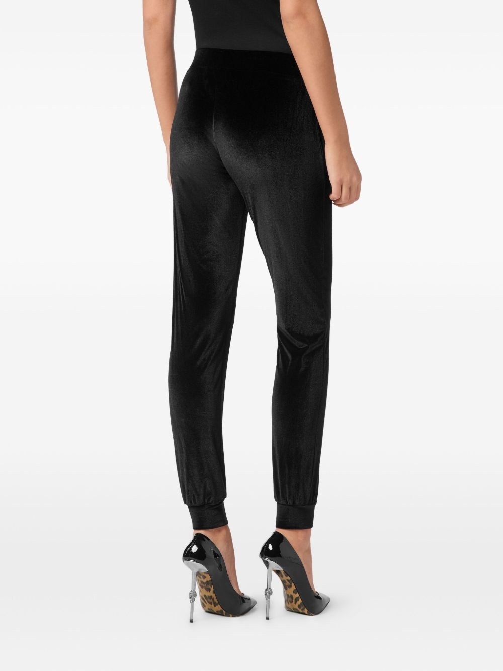 velvet track pants - 3