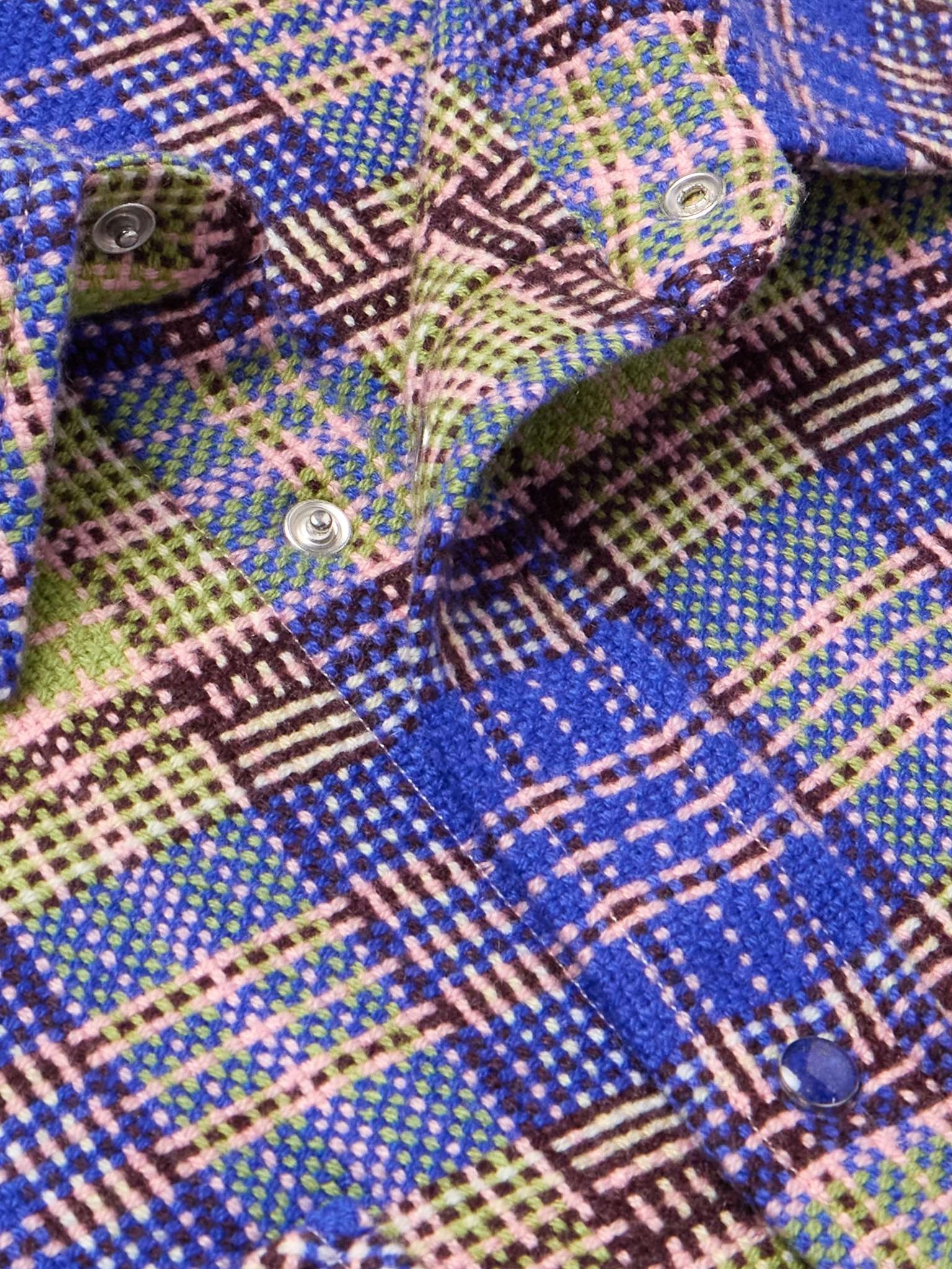 Checked Cashmere Shirt - 4