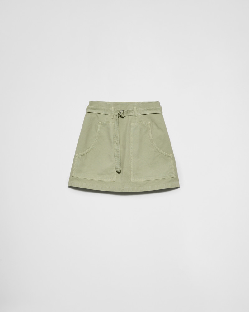 Old canvas miniskirt 1